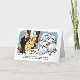 Belated Birthday w/ Sheepish Excuse card