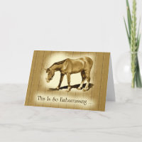 Belated Thanks: So Embarrasing, Droopy Horse