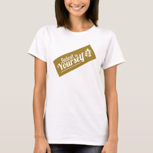 Beleaf in Yourself, White Leaf T-Shirt