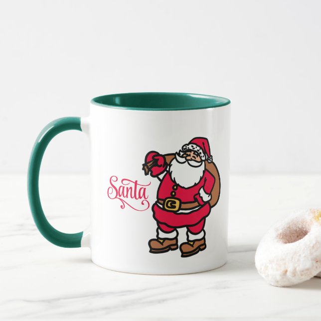 Beleive in Santa Mug (With Donut)