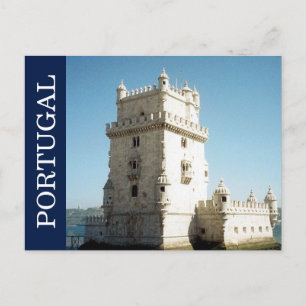 belem portugal postcard