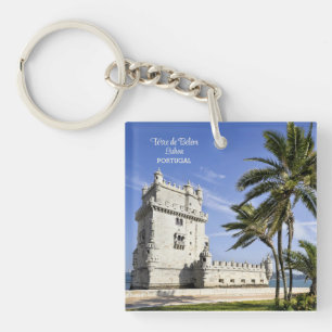 Belém Tower photo, Lisbon, Portugal Keychain