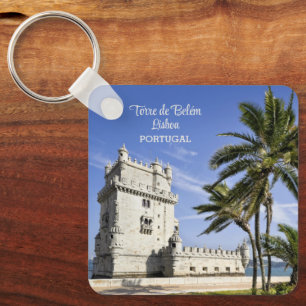 Belém Tower photo, Lisbon, Portugal Keychain