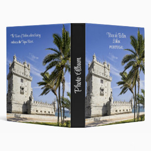 Belém Tower photo near Tagus River, in Lisbon Binder