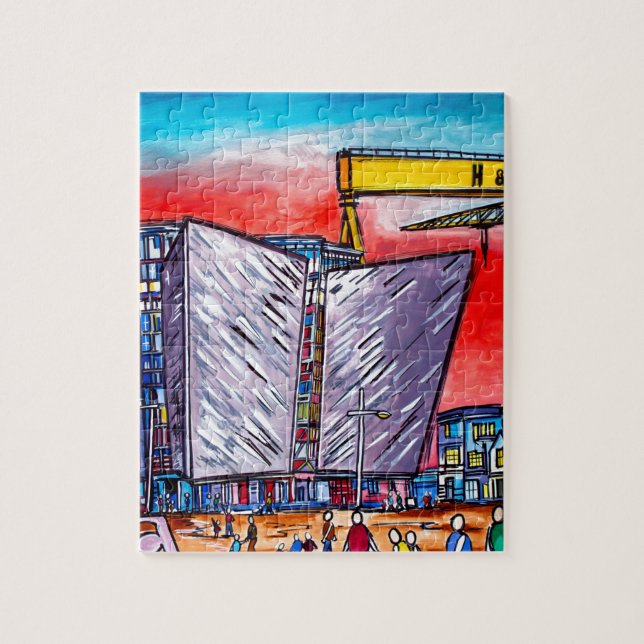 Belfast  Alive- Titanic Quarter Jigsaw Puzzle (Vertical)