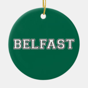 Belfast Ceramic Ornament