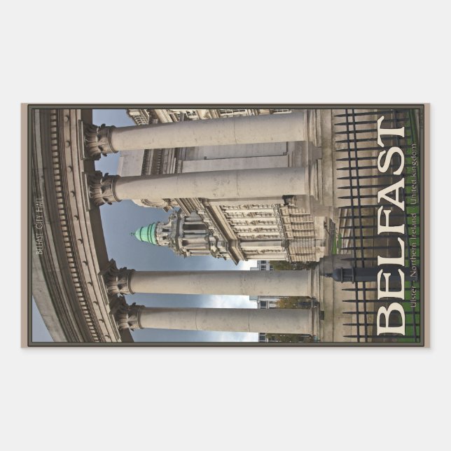 Belfast City Hall Sticker (Front)