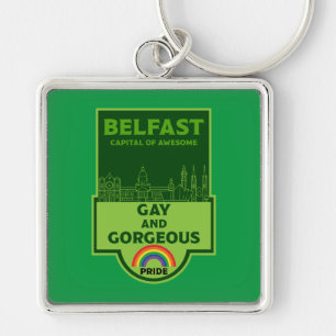 Belfast Gay Pride - Brighton Ireland LGBT - Keychain