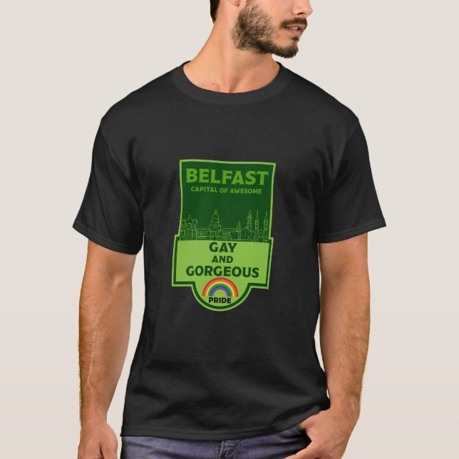 Belfast Gay Pride - Brighton Ireland LGBT - T-Shirt (Front)