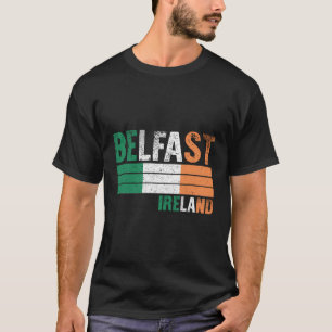 Belfast Ireland Flag Irish Mens Womens Kids T-Shirt