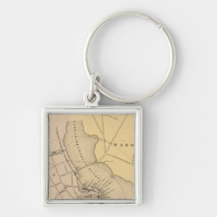 Belfast, Maine 2 Keychain