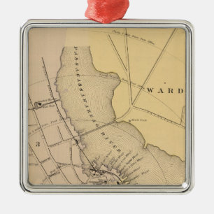 Belfast, Maine 2 Metal Ornament