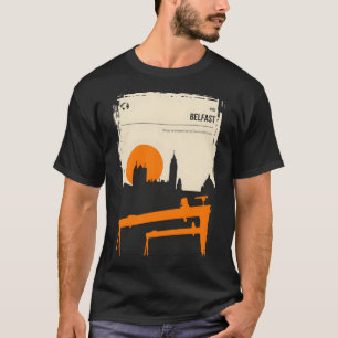 Belfast Northen Ireland Vintage Travel Poster  T-Shirt