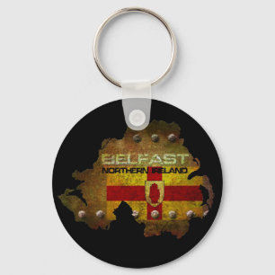 Belfast Northern Ireland Keychain
