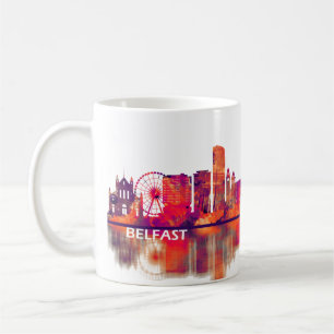 Belfast Northern Ireland Skyline Coffee Mug