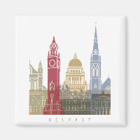 Belfast skyline poster
