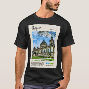 Belfast Vintage Watercolour Travel T-Shirt