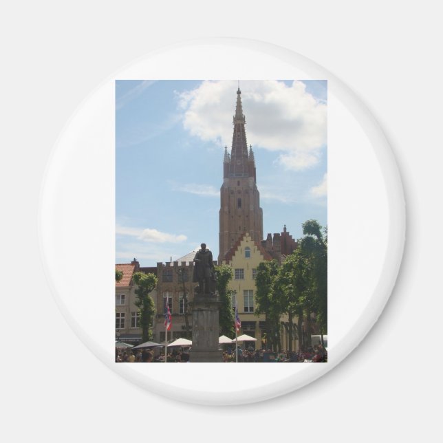 Belfort in Brugge Magnet (Front)