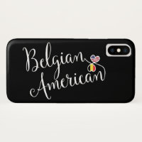 Belgian American Entwined Hearts Mobile Phone Case