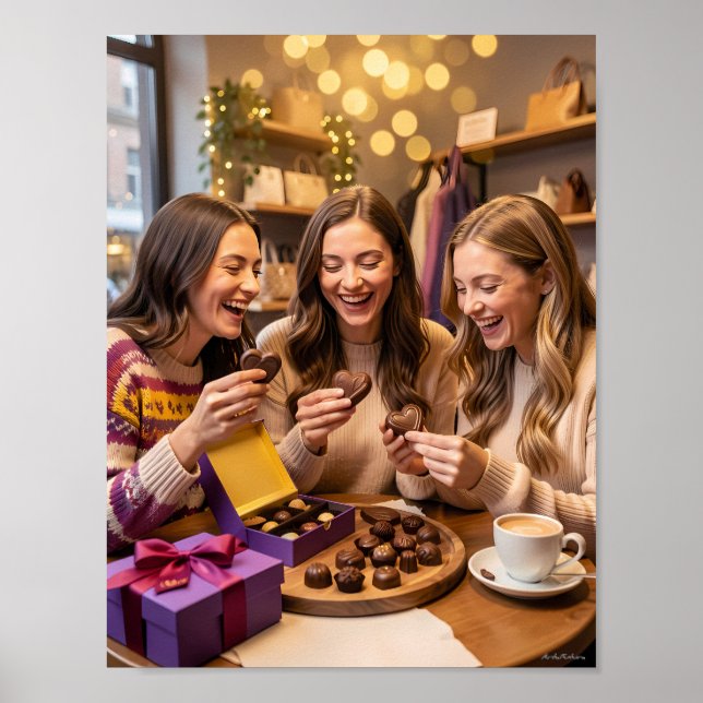 Belgian Chocolate Gathering Glow Poster (Front)