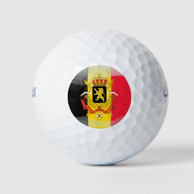 Belgian Coat of arms Golf Balls (Front)