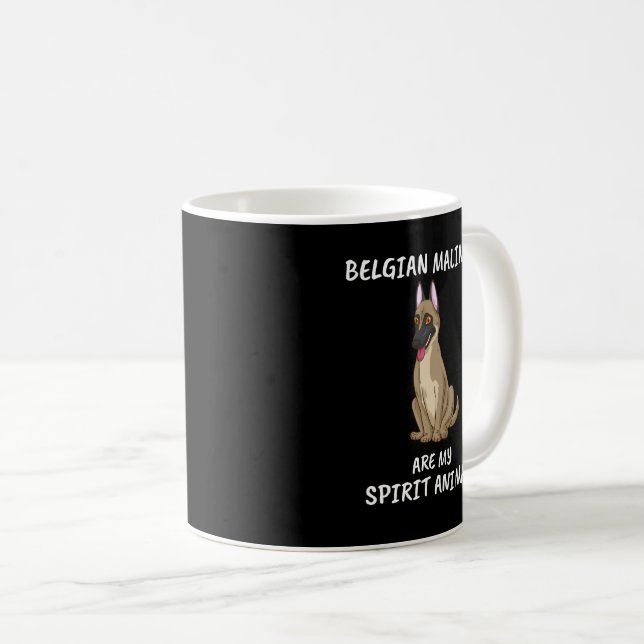 Belgian Dog Owner Shepherd Gift Belgian Malinois Coffee Mug (Front Right)