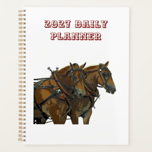 Belgian Draught Horse Daily Planner