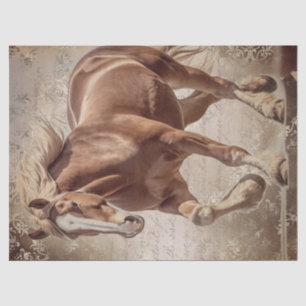 Belgian Draught Horse Decoupage Tissue Paper