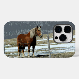 Belgian Draught Horse In Paddock Cell Phone Case I