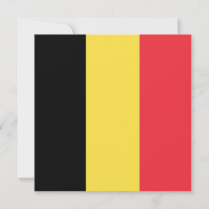 Belgian Flag (Belgium) Card