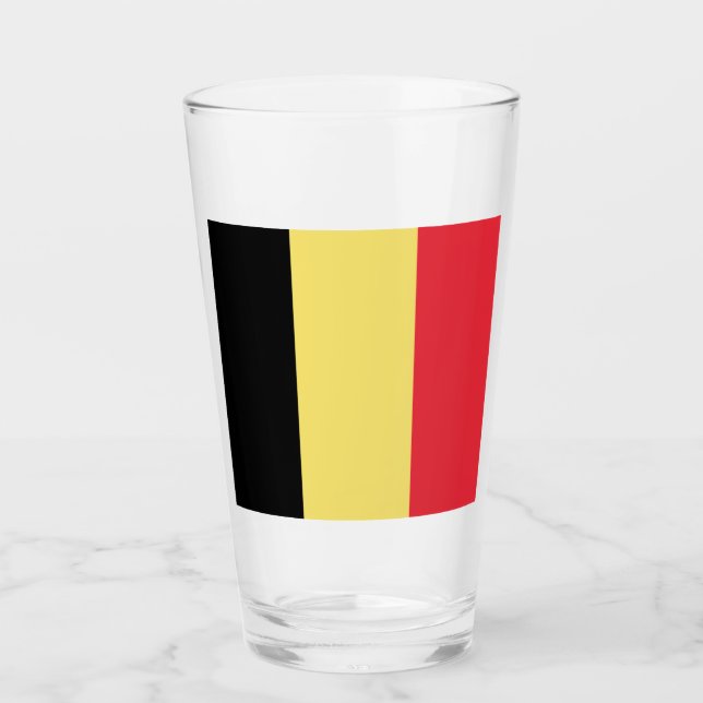 Belgian Flag Glass (Front)