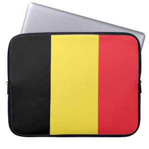 Belgian Flag Laptop Sleeve