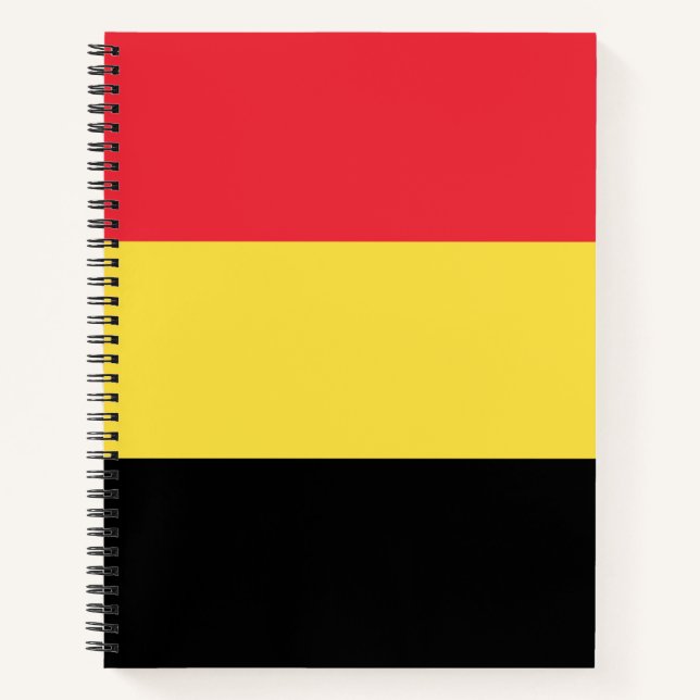 Belgian Flag Notebook (Front)