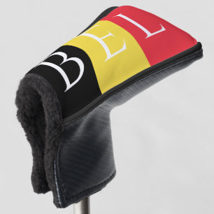 Belgian flag of Belgium custom golf head covers