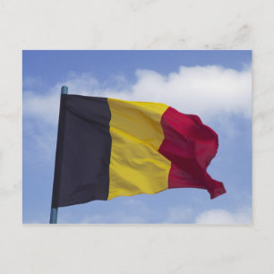 Belgian flag RF) Postcard