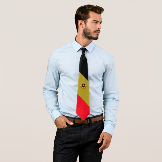 Belgian flag tie (In Situ)
