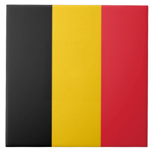 Belgian Flag Tile