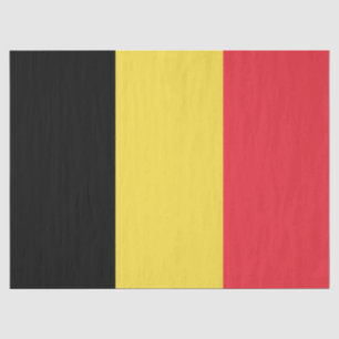 Belgian Flag Tissue Paper
