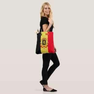 Belgian flag tote bag
