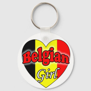 Belgian Girl Keychain