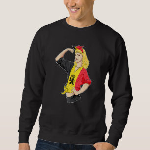 Belgian Girl Unbreakable I Belgian Heritage I Belg Sweatshirt