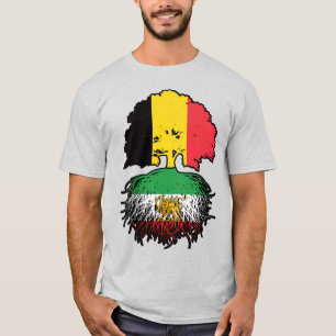 Belgian Grown Iranian Roots Lion and Sun T-Shirt