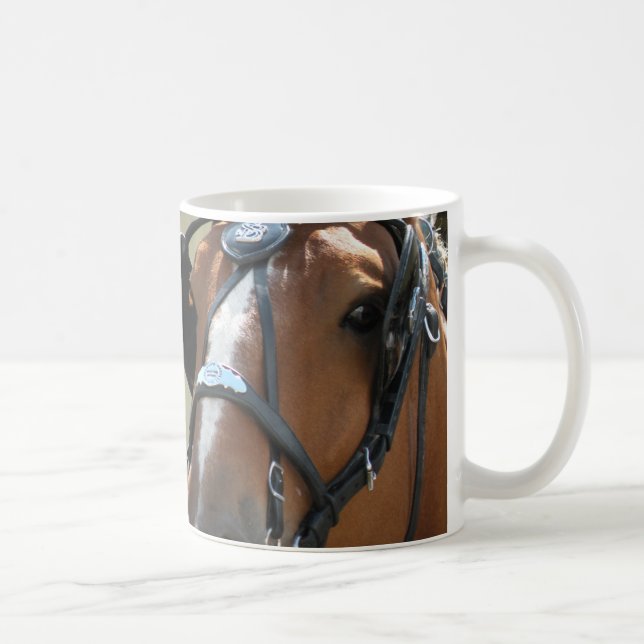 Belgian in harness mug (Right)