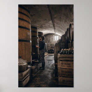 Belgian Lambic Cellar Craft Ritual Poster