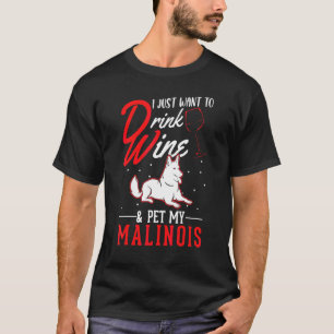 Belgian Malinois And Wine Dutch Shepherd Dog Malin T-Shirt