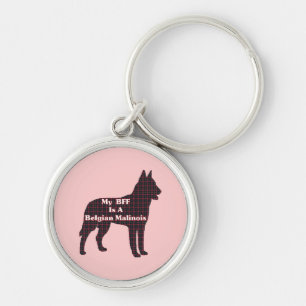 Belgian Malinois BFF Keychain