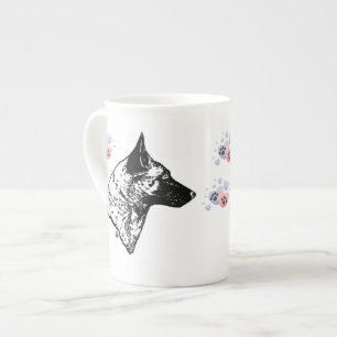 Belgian Malinois Bone China Mug