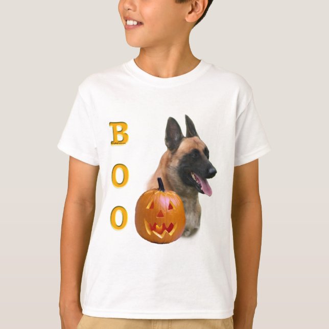 Belgian Malinois Boo T-Shirt (Front)