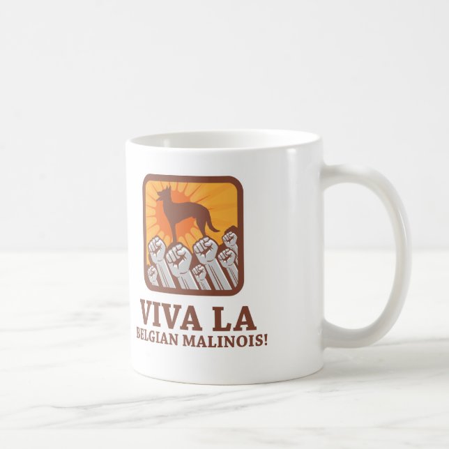 Belgian Malinois Coffee Mug (Right)
