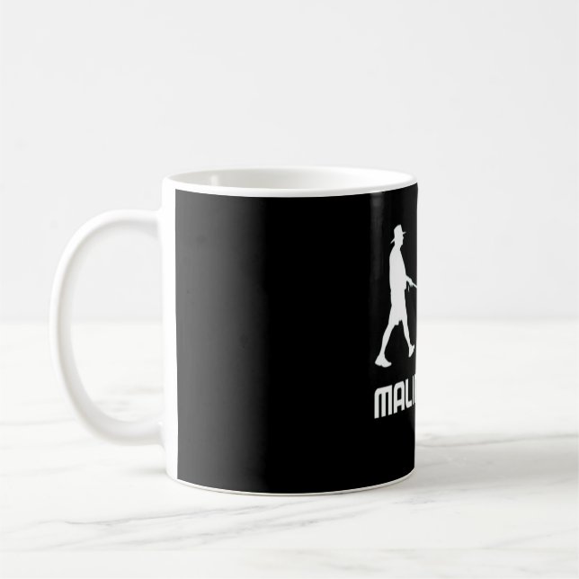 Belgian Malinois Dad Dinosaur Funny Gift To Husban Coffee Mug (Left)